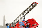 Close up of large Fire Engine with ladder tin toy 