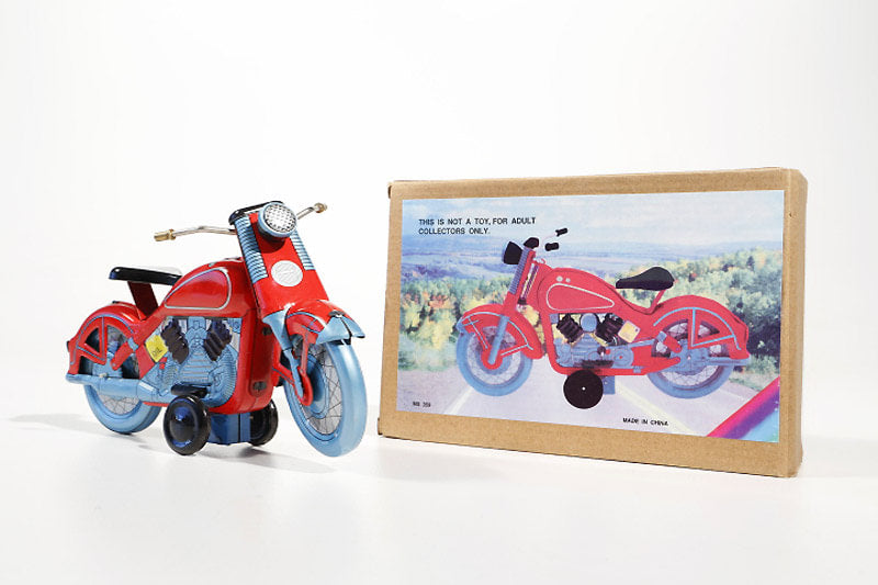 Large Harley  Davidson Sportster tin toy with packaging