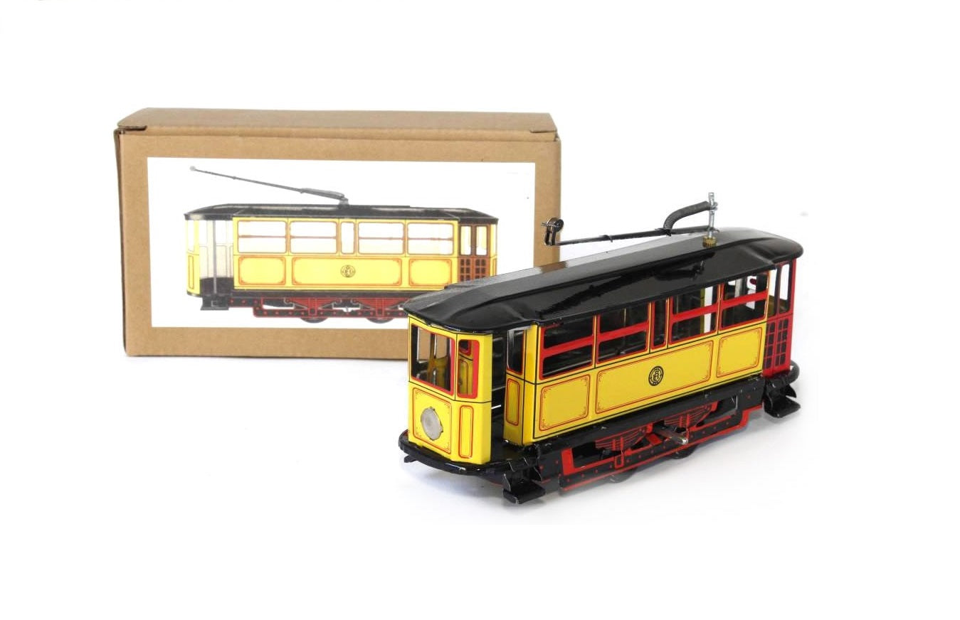 Large yellow tram - Collectable Tin Toy