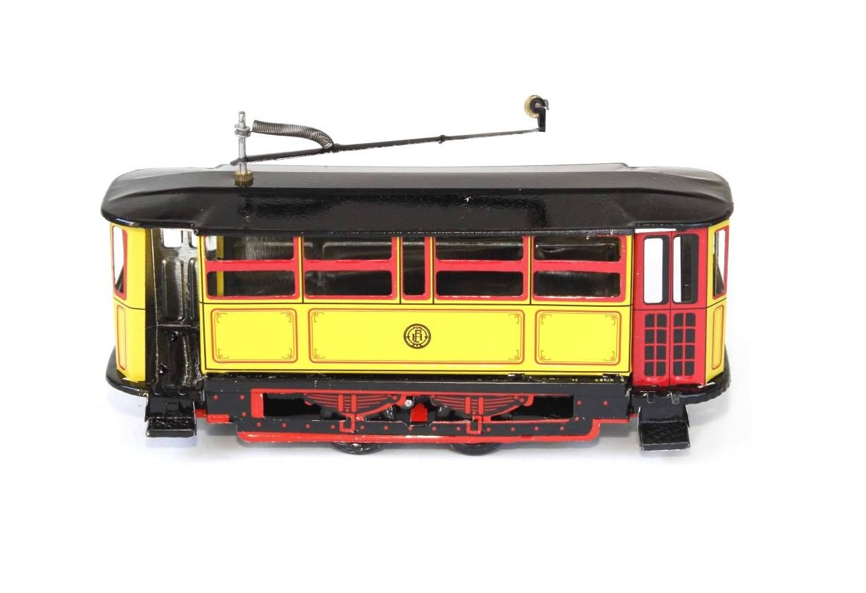 Large yellow tram - Collectable Tin Toy