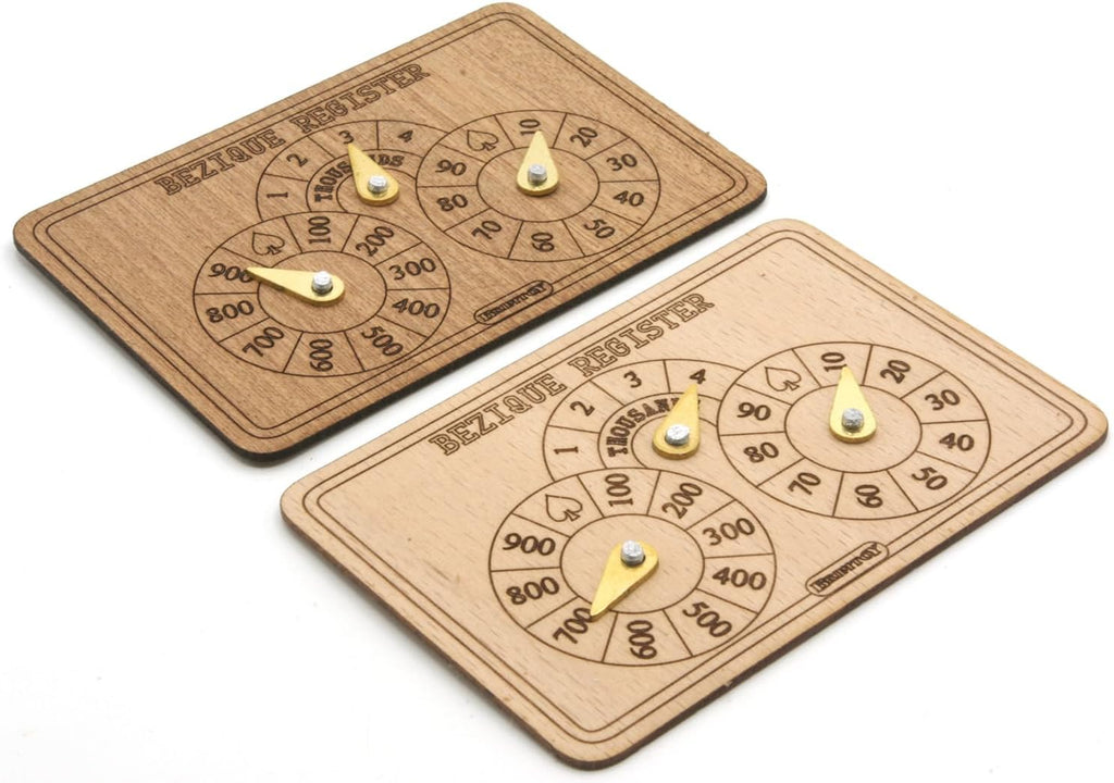 wooden  bezique score markers