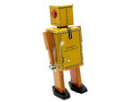 Lilliput Robot - Yellow - Collectable Tin Toy