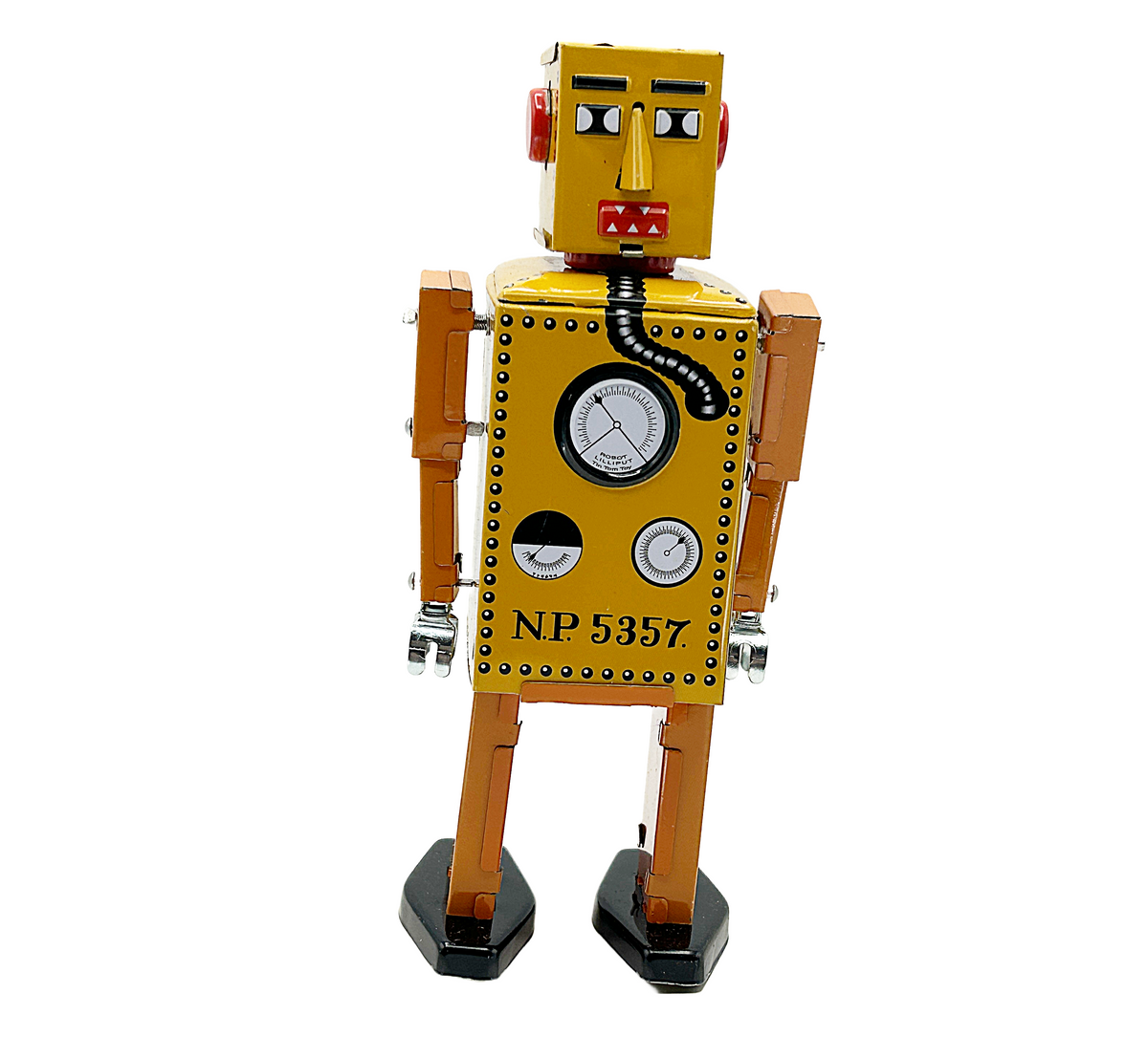 Lilliput Robot - Yellow - Collectable Tin Toy