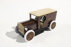 Brown limousine tin toy car