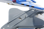 Close up of Stratoliner flying aeroplane tin toy