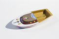 Lithograph pop pop boat  tin toy