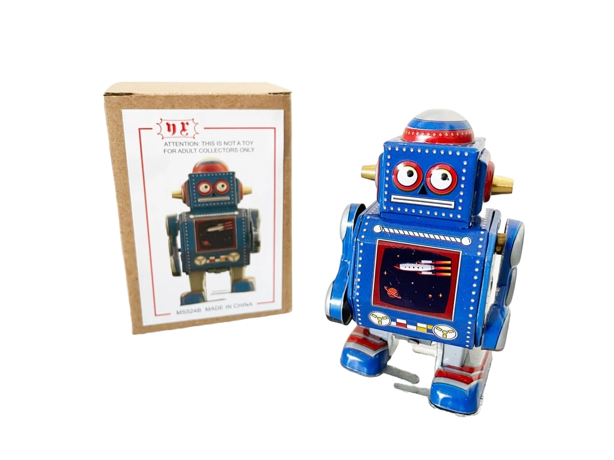 Little Blue Robot - Collectable Tin Toy