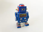 Little Blue Vintage-style robot tin toy back