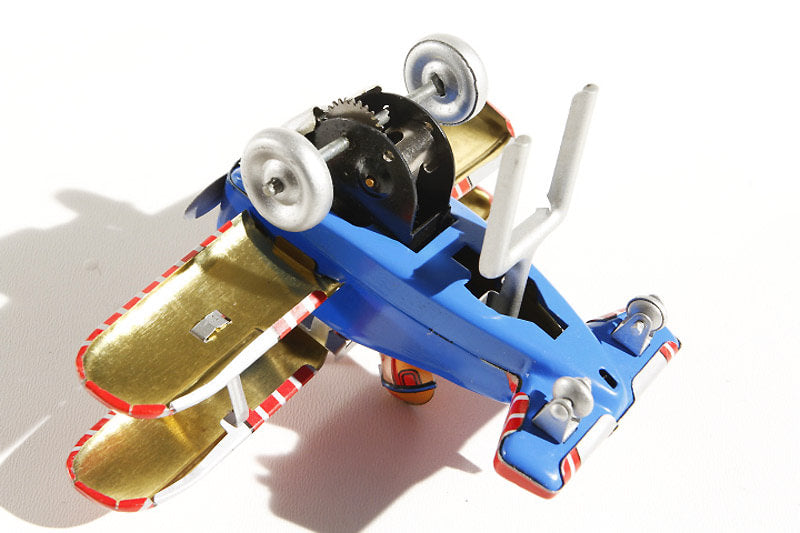 Bottom of the Looping Plane tin toy