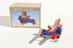 Looping Plane tin toy with packaging