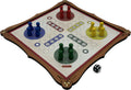 Wooden Ludo Board Game and playing pieces