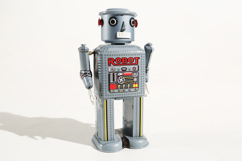Mechanical Vintage-style  tin toy robot 