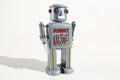 Mechanical Vintage-style  tin toy robot 