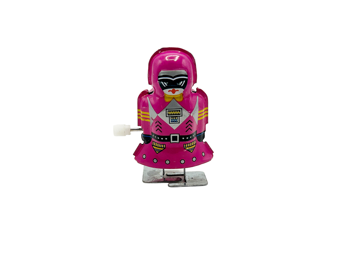 Mini Robot Girl Pink - Collectable Tin Toy