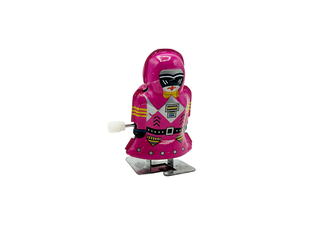 Mini Robot Girl Pink - Collectable Tin Toy