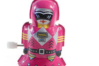 Mini Pink robot tin toy figure 