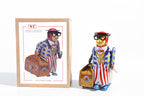 Monkey with Suitcase - Collectable Tin Toy