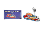 Spaceship Moon Rocket - Collectable Tin Toy