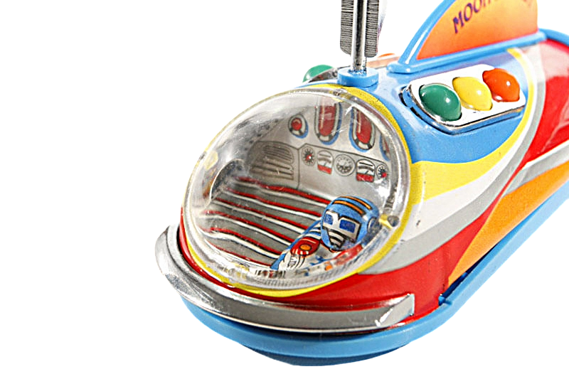 Spaceship Moon Rocket - Collectable Tin Toy