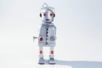 Mr Silver Vintage robot tin toy