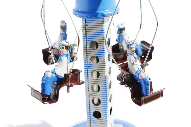 Navy sailors carousel tin toy