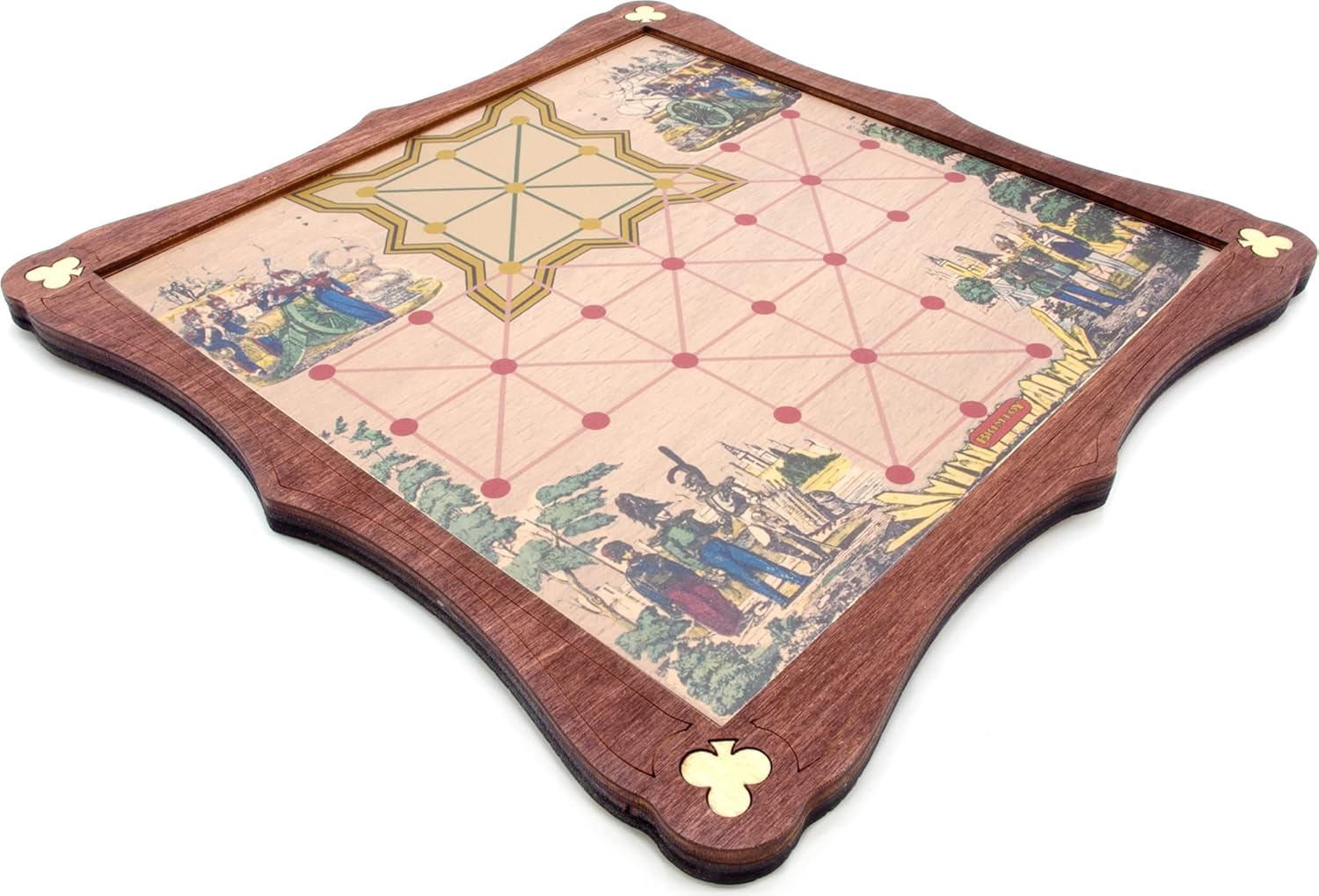 Officers and sepoys wooden board game