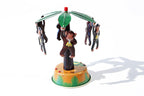 Palm Tree Monkey Carousel Tin Toy