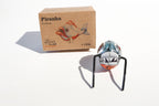 Piranha tin toy with packaging
