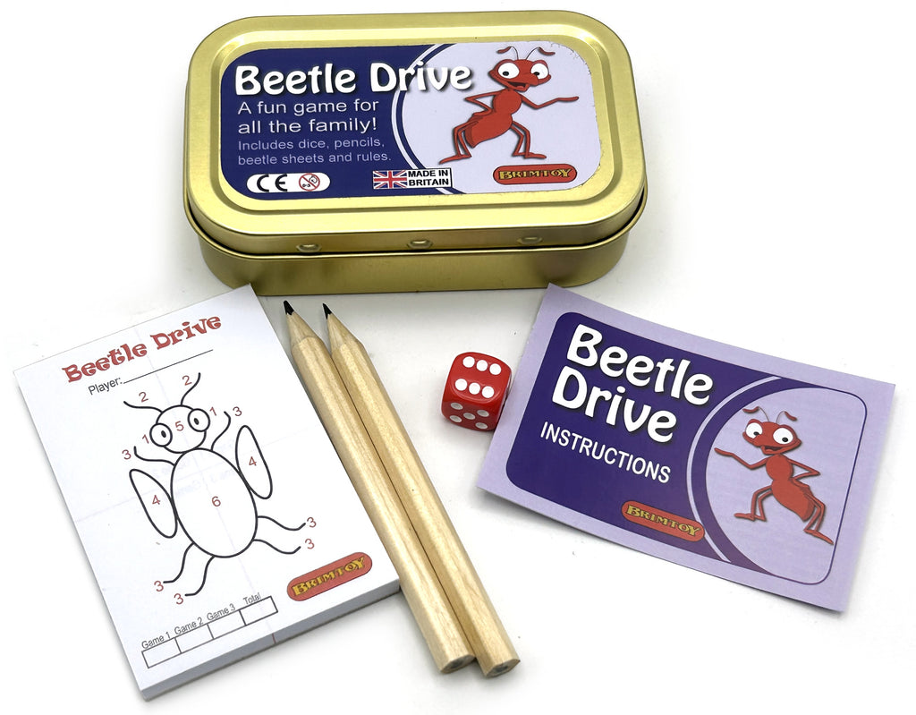 Pocket / Travel Beetle Drive Dice Game