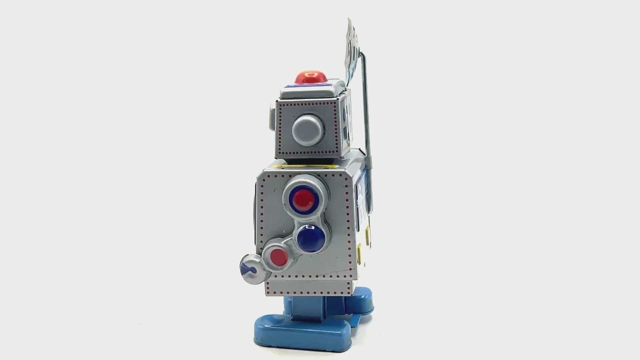 Robot Satellite receiver robot - Collectable Tin Toy