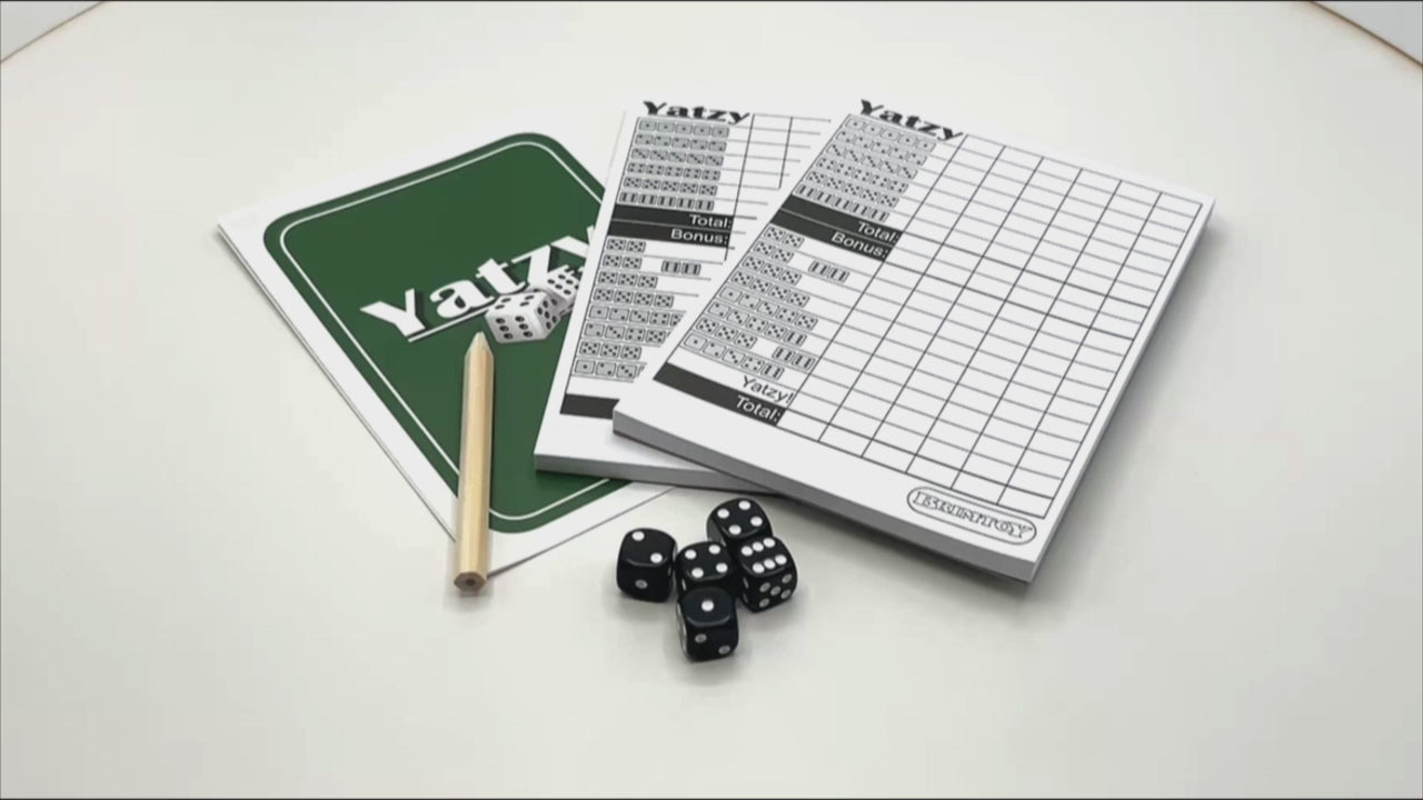 Yatzy traditional dice game