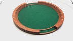 Wooden Dice tray with poker dice and deluxe dice