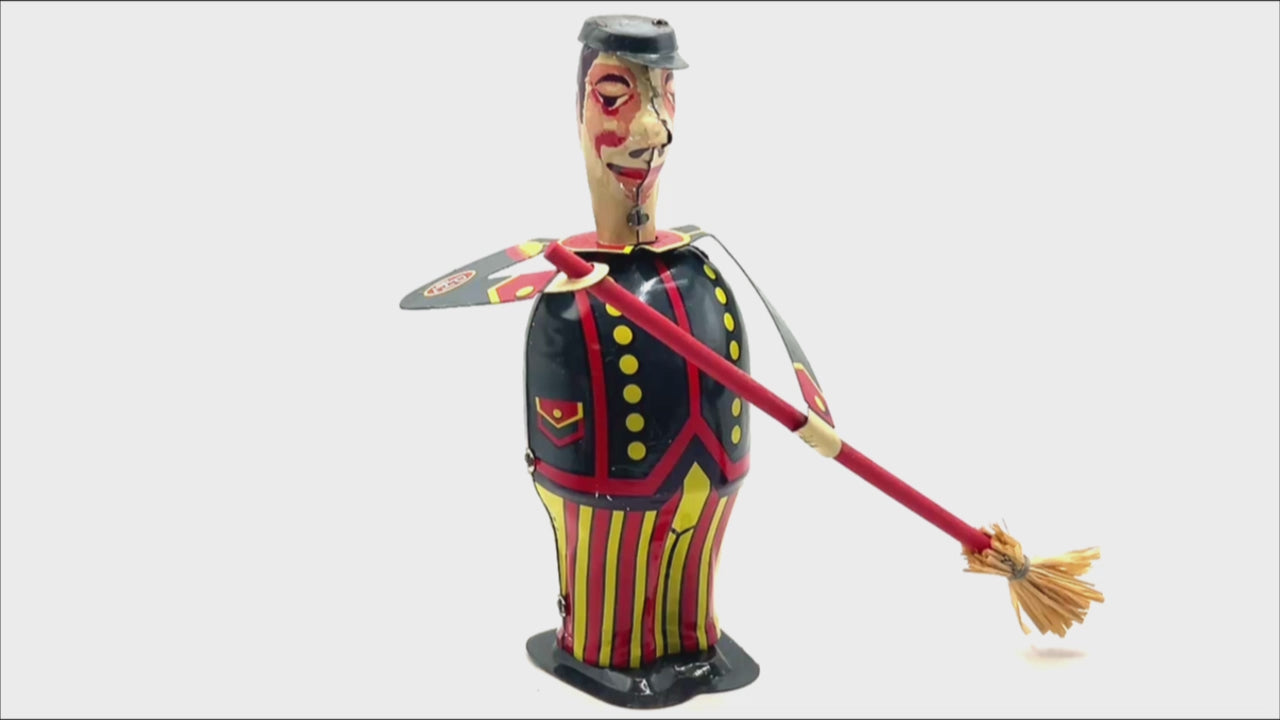 Road Sweeper Paya imitation clockwork toy - Collectable Tin Toy