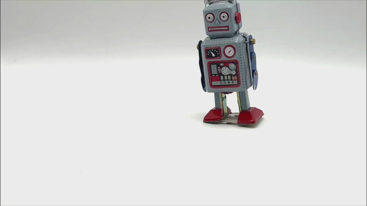 Blue Radar Robot - Collectable Tin Toy