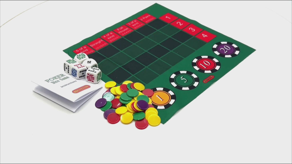 Pocket / Travel Poker Dice game