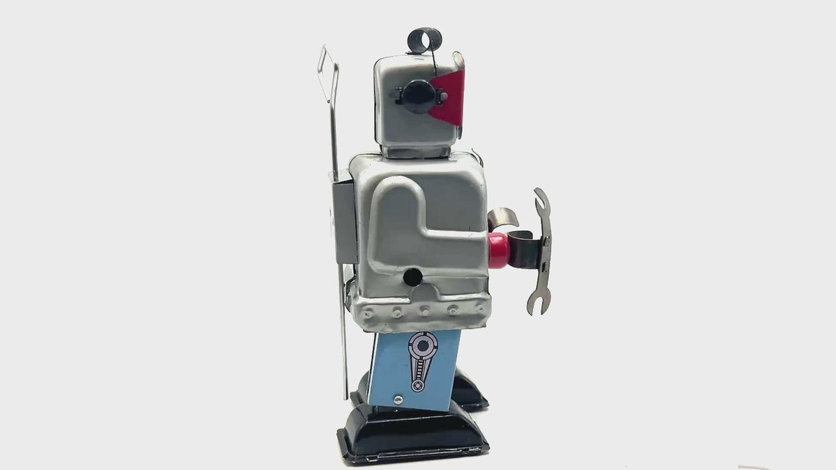 Zoomer Red Face Robot - Collectable Tin Toy