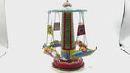 Rocket Ride Carousel fairground tin toy