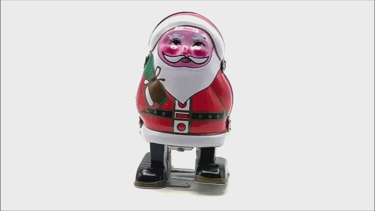 Tin Santa clockwork toy - Collectable Tin Toy