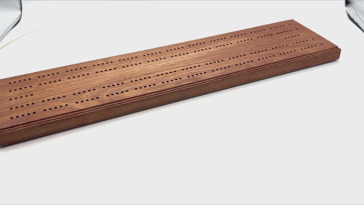 British made competition hardwood Cribbage Board