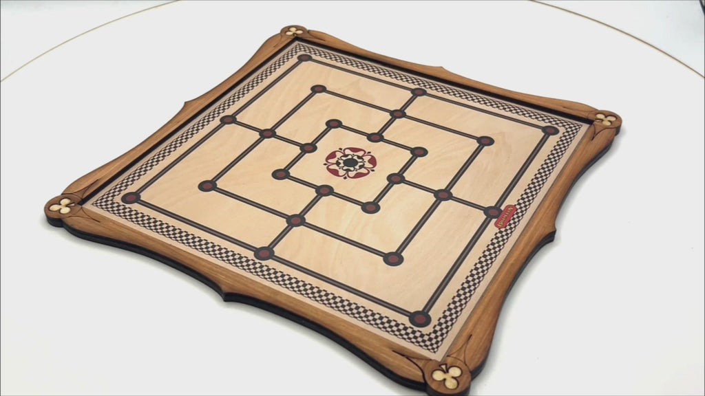 Nine Men's Morris wooden board game