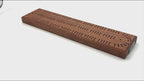 British made continuous 2 track hardwood Cribbage Board