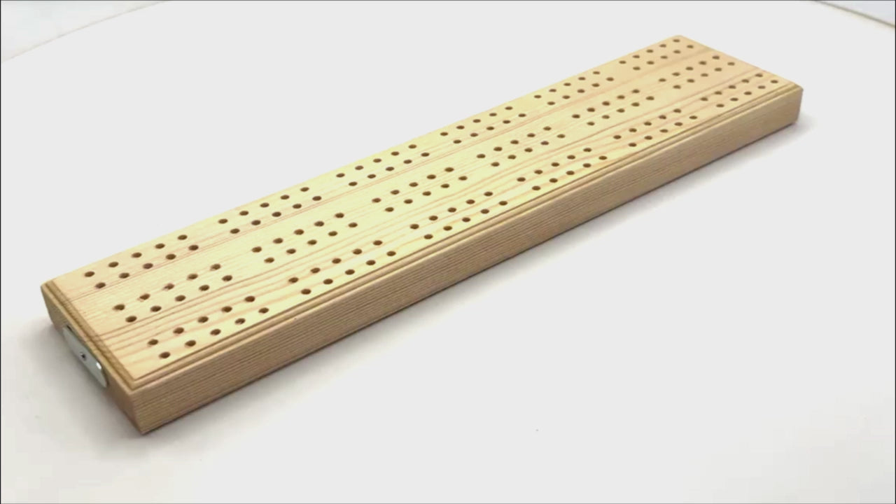 British made 3 track softwood Cribbage Board