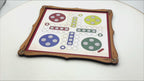Ludo wooden board game