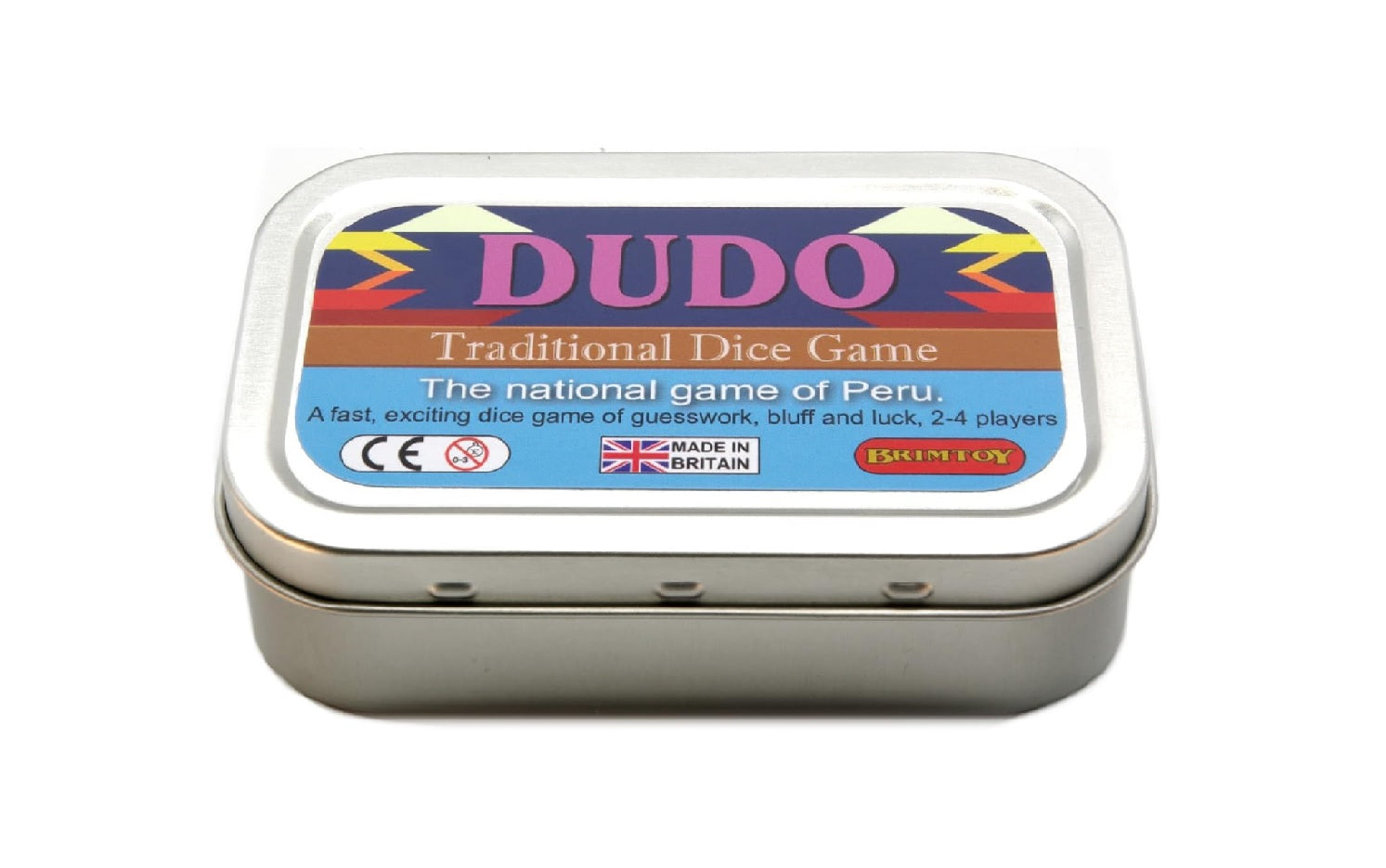 Pocket dudo dice game in a tin the national game of peru