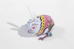 Rabbit tin toy with wind up key