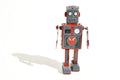 Radicon Mechanical robot tin toy Red and grey colours