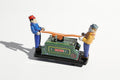 Schylling Rail Road Hand Car tin toy