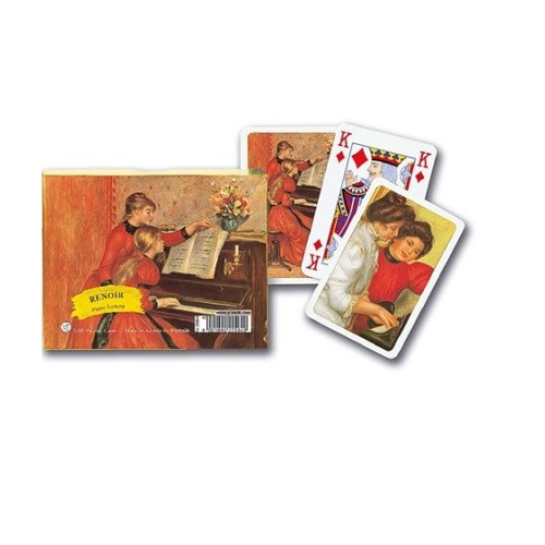 Renior Playing cards with artistic illustrations