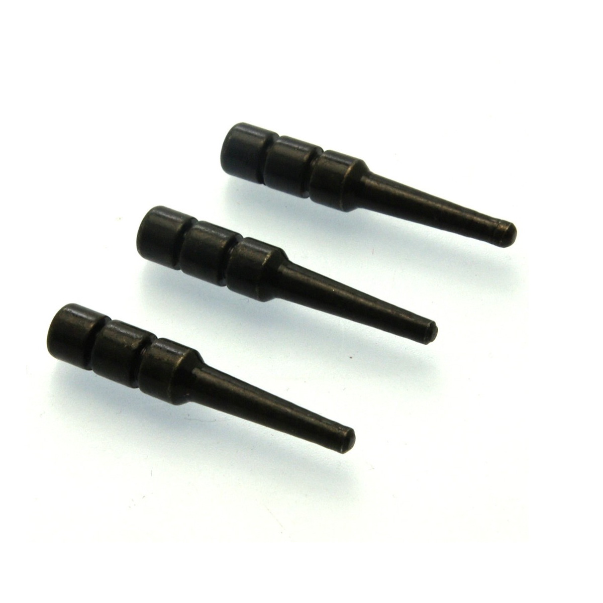 Ribbed black cribbage pegs