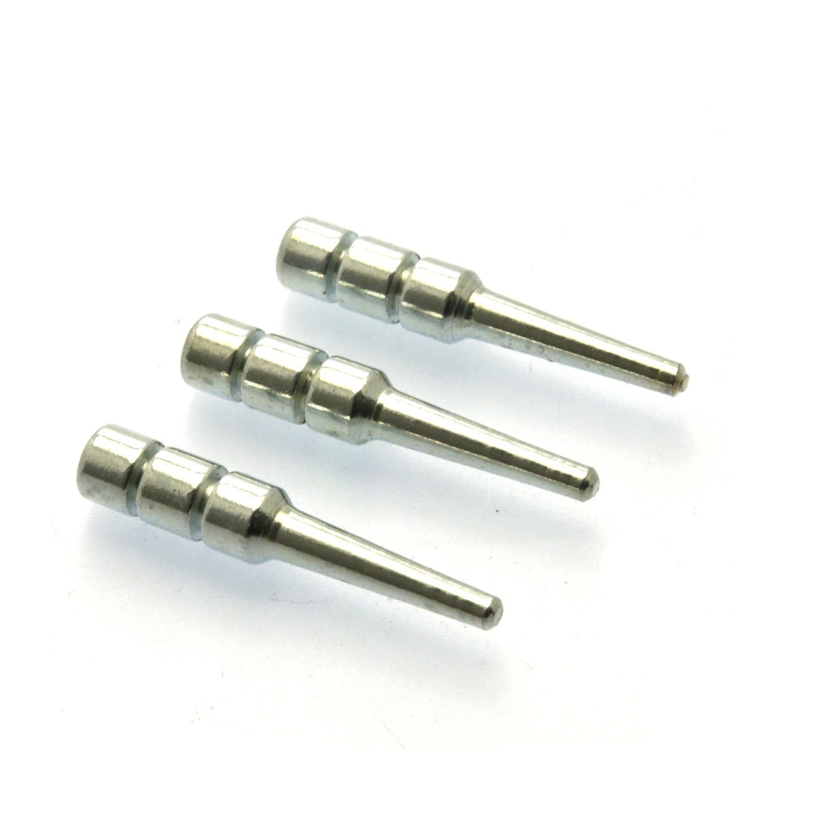 Ribbed steel cribbage pegs